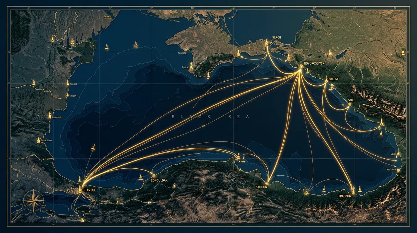 Karadeniz Deniz Taşımacılığı Rotaları: Tam Rehber